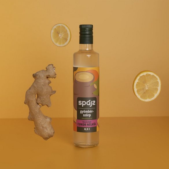 Spájz Cukormentes gyömbérszörp édesítőszerrel 6x 0,5 l