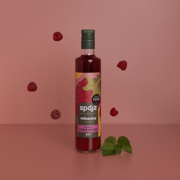 Spájz Málnaszörp édesítőszerrel 6x 0,75 l (díjnyertes)