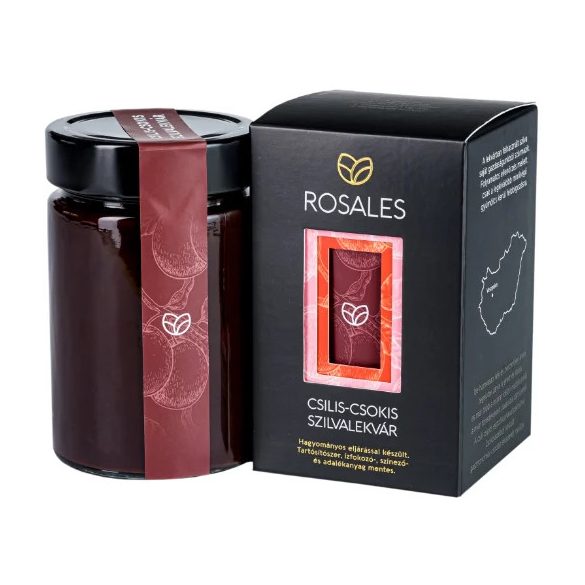 Rosales Csilis-csokis szilva Desszertlekvár (370 ml)