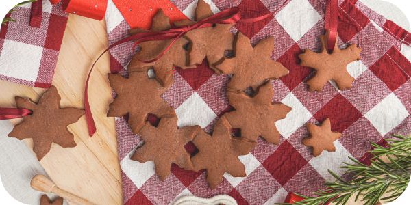 Mézeskalács koszorú Spájz Téli fűszeres szörppel